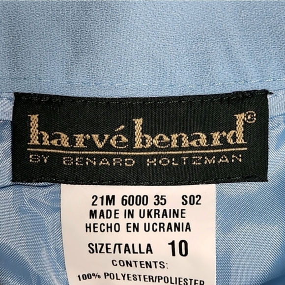 Harvé Benard NWT High-Rise Wide-Leg Trousers | Fully Lined Sky Blue - Picture 4 of 13